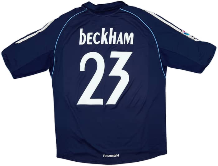 2005-06 Real Madrid Away Shirt Beckham #23 - 8/10 - (L)