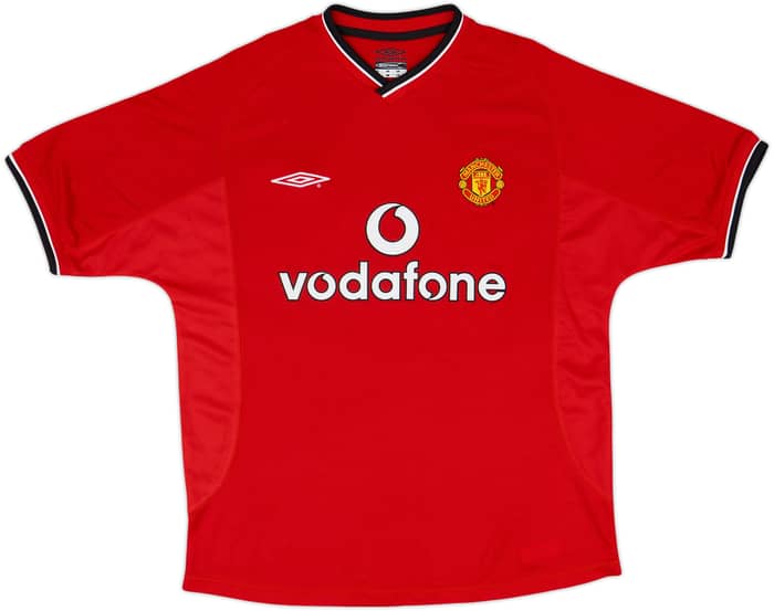 2000-02 Manchester United Home Shirt Beckham #7 - 8/10 - (M)