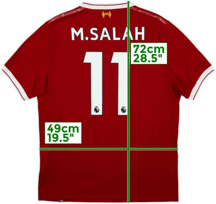 2017-18 Liverpool 125 Years Home Shirt M.Salah #11 - 6/10 - (M)