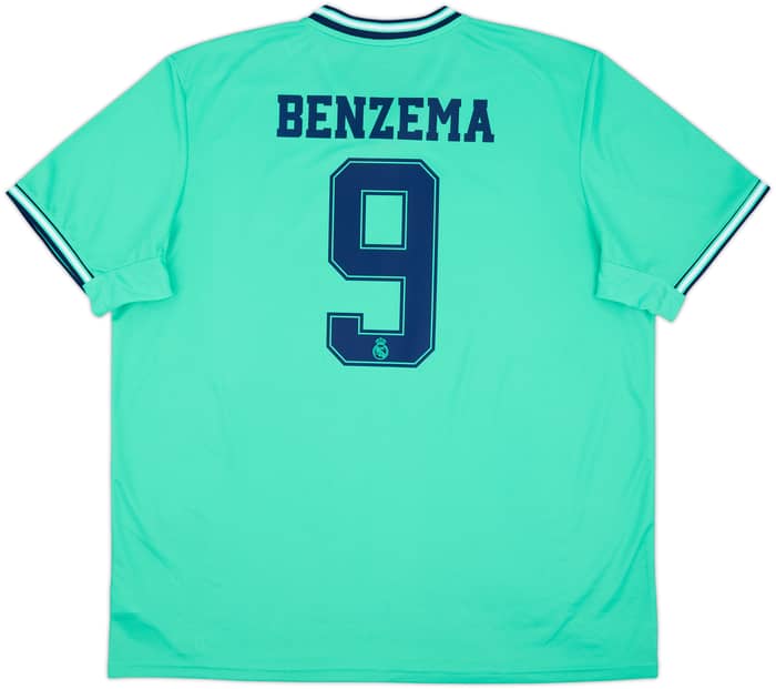 2019-20 Real Madrid Third Shirt Benzema #9 - 9/10 - (XXL)