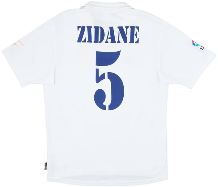 2001 Real Madrid Home Shirt Zidane #5 - 7/10 - (S)