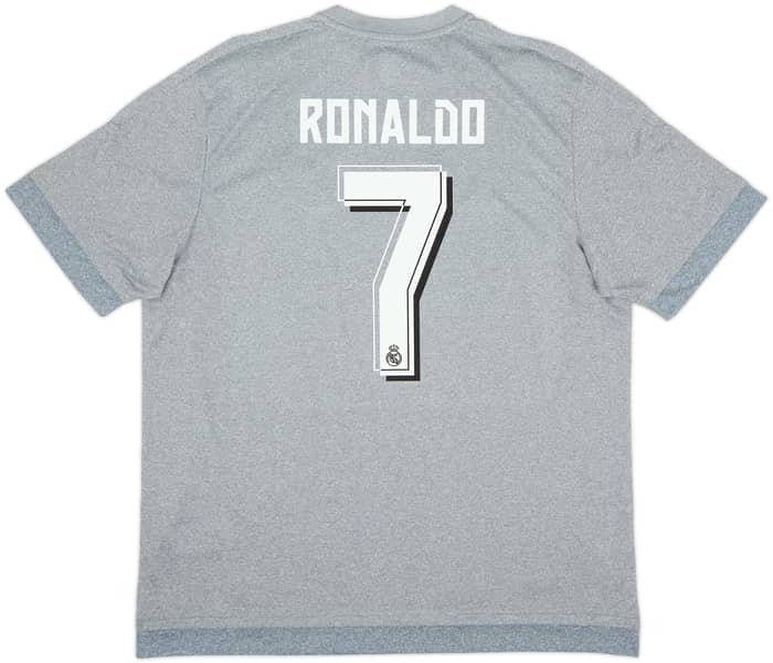 Camiseta de visitante del Real Madrid 2015-16 Ronaldo #7 (XL)