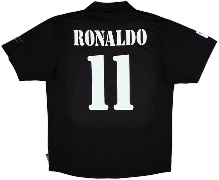 2001 Real Madrid Away Shirt Ronaldo #11 - 8/10 - (L)