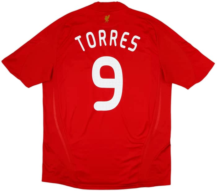 2008-10 Liverpool Camiseta Local Torres #9 - 7/10 - (XL)