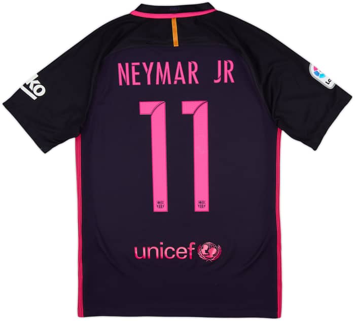 2016-17 Barcelona Away Shirt Neymar Jr #11 - 8/10 - (M)