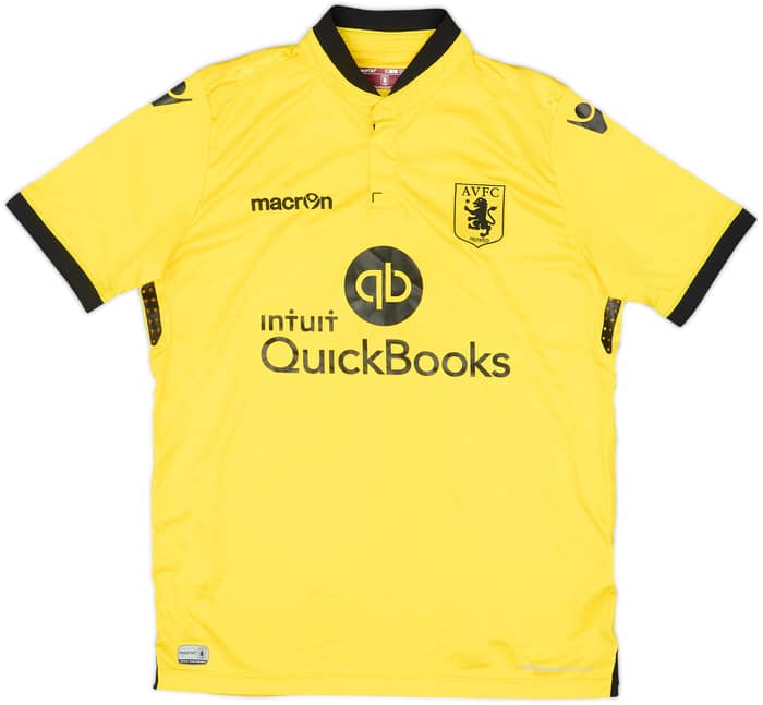 2015-16 Aston Villa Away Shirt Grealish #40 - 6/10 - (XL.Boys)