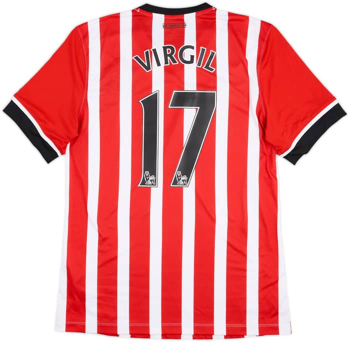2016-17 Southampton Home Shirt Virgil #17 - 10/10 - (L)