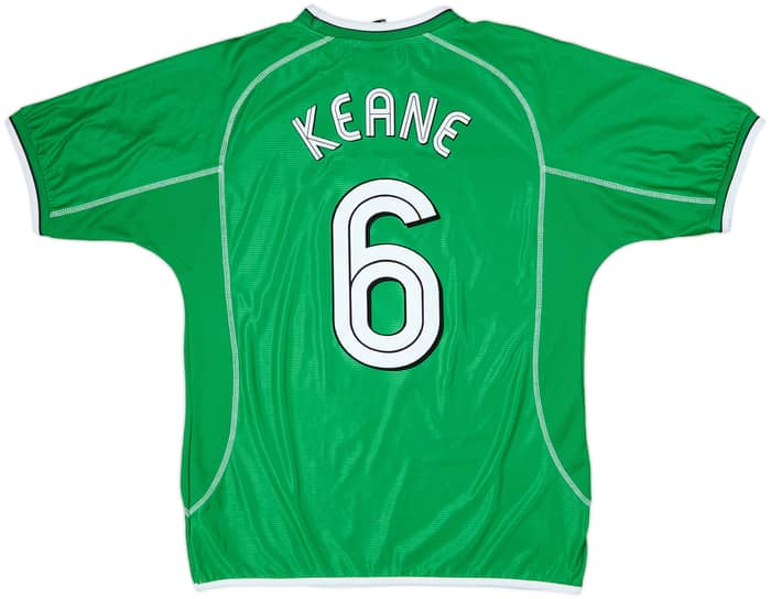 2001-03 Ireland Home Shirt Keane #6 - 9/10 - (L)