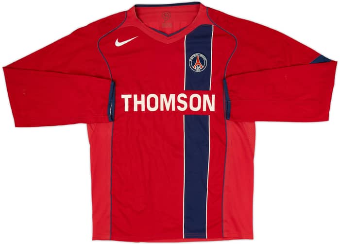 2004-05 Paris Saint-Germain Player Issue Away L/S Shirt Pauleta #9 - 6/10 - (L)