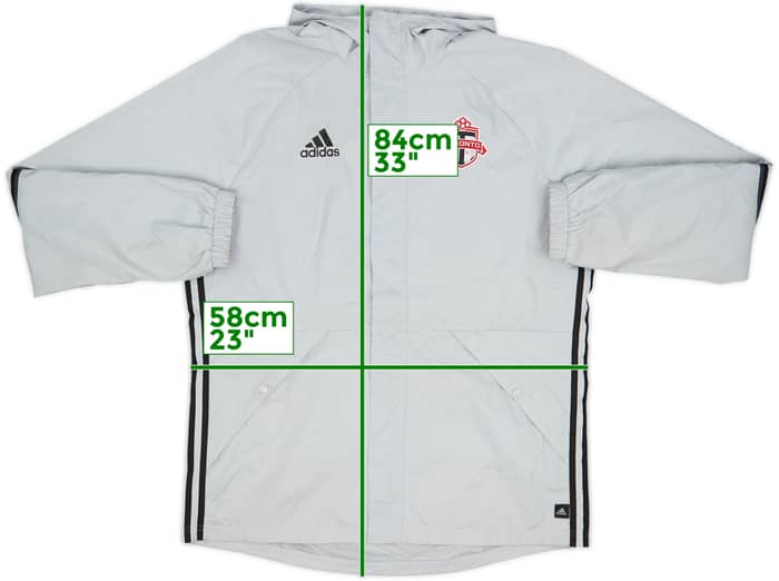 2015-16 Toronto adidas Hooded Rain Jacket - 7/10 - (L)