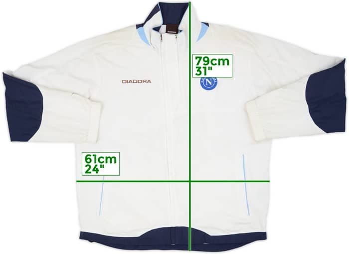 2006-07 Napoli Diadora Track Jacket - 7/10 - (XL)
