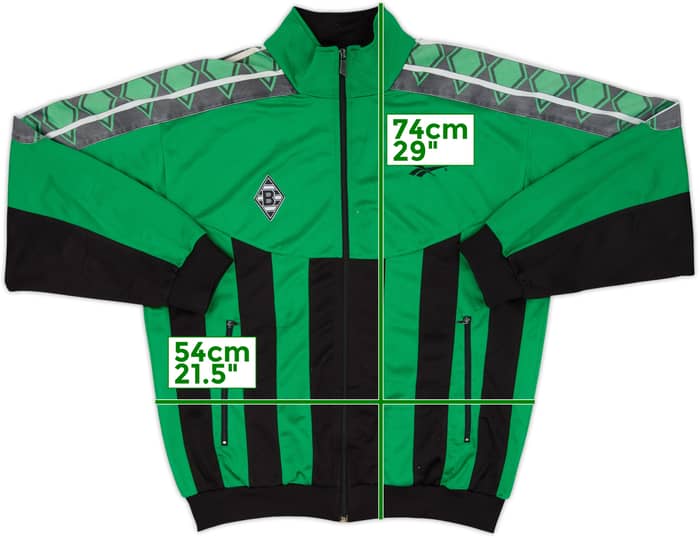 1996-98 Borussia Monchengladbach Reebok Track Jacket - 8/10 - (M)