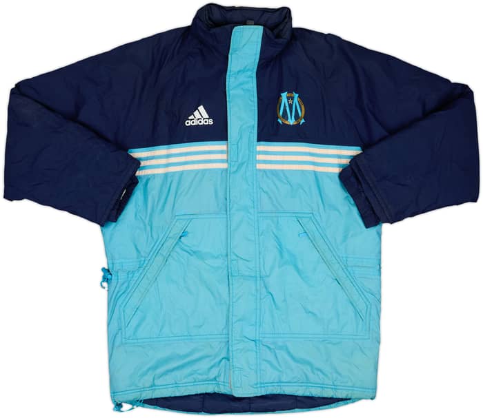 1999-00 Olympique Marseille adidas Bench Coat - 5/10 - (S)