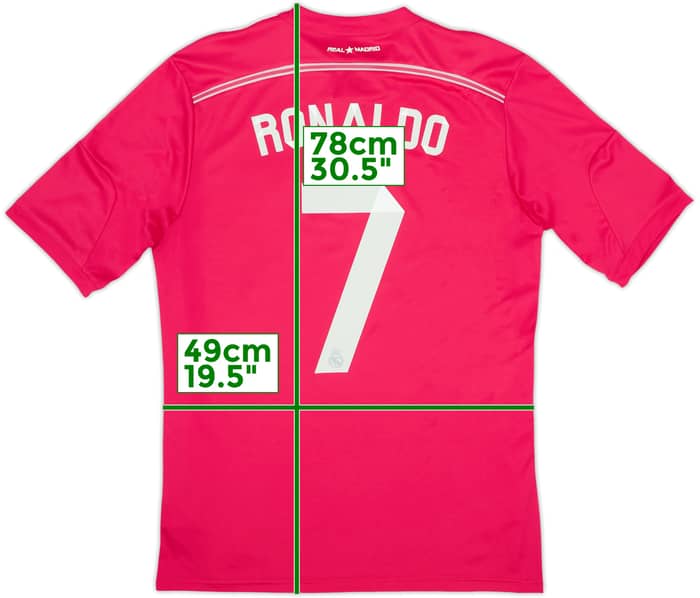 2014-15 Real Madrid Away Shirt Ronaldo #7 - 9/10 - (L)