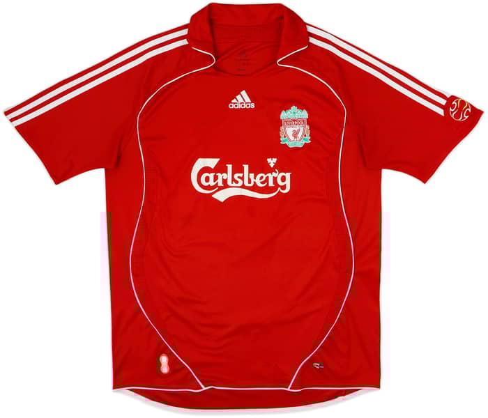 2006-08 Liverpool Home Shirt Gerrard #8 - 6/10 - (L)