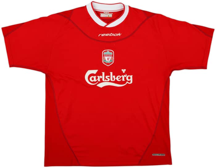 2002-04 Liverpool Home Shirt Gerrard #17 - 7/10 - (L)