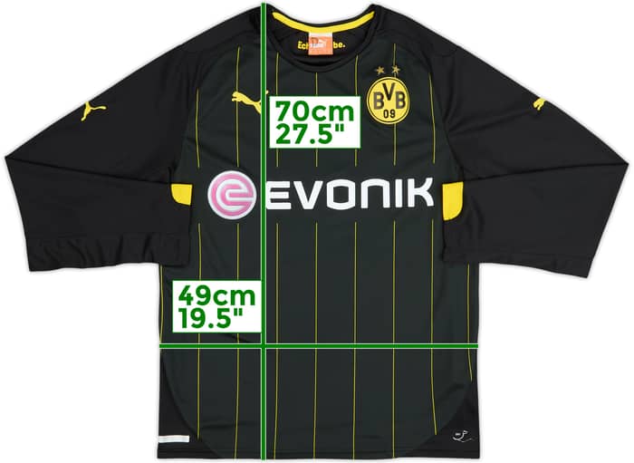 2014-16 Borussia Dortmund Away L/S Shirt - 7/10 - (M)