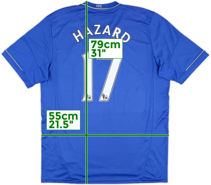 2012-13 Chelsea Home Shirt Hazard #17 - 7/10 - (XL)