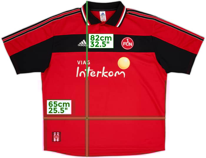 Camiseta 'Fanclub' de local del Nurnberg 1999-00 - 8/10 - (XXL)