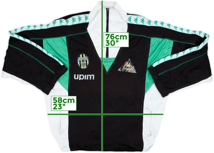 1990-91 Juventus Kappa 1/4 Zip Track Jacket - 5/10 - (XL)