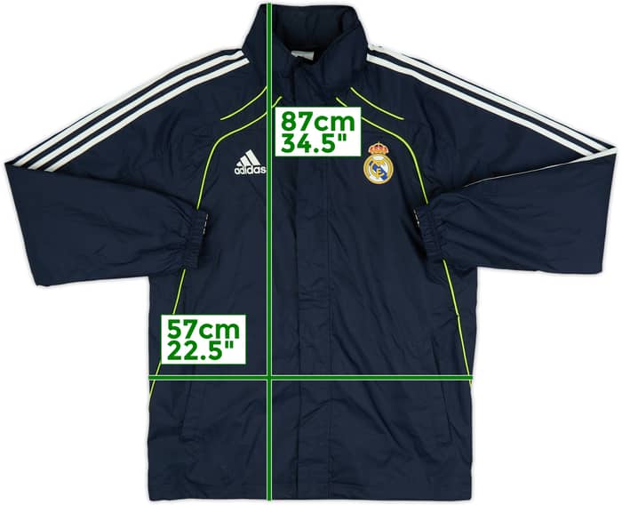 2010-11 Real Madrid adidas Hooded Rain Jacket - 5/10 - (M/L)