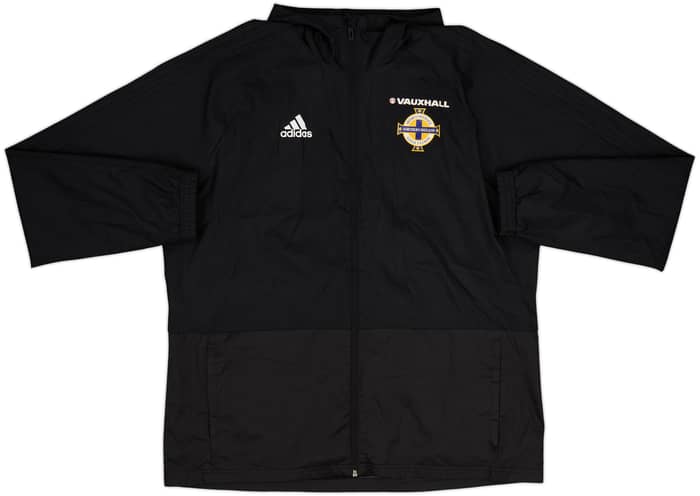 2017-18 Northern Ireland adidas Hooded Rain Jacket - 10/10 - (XL)