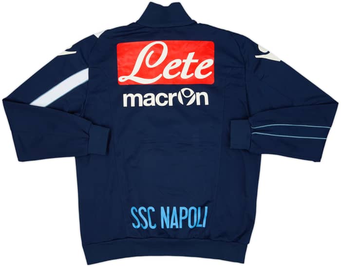 2011-12 Napoli Macron 1/4 Zip Drill Top - 7/10 - (L)