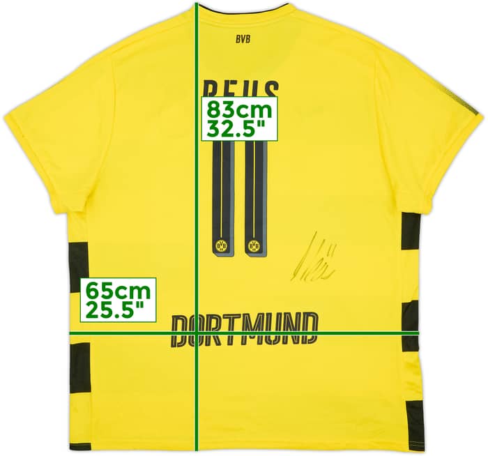 2017-18 Borussia Dortmund Signed Home Shirt Reus #11 - 8/10 - (3XL)