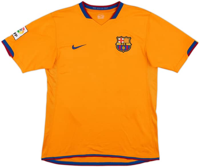 2006-08 Barcelona Away Shirt Ronaldinho #10 - 7/10 - (M)