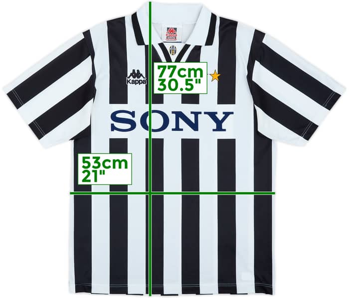1995-97 Juventus Basic Home Shirt - 8/10 - (M)