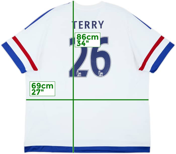 2015-16 Chelsea Away Shirt Terry #26 - 6/10 - (3XL)