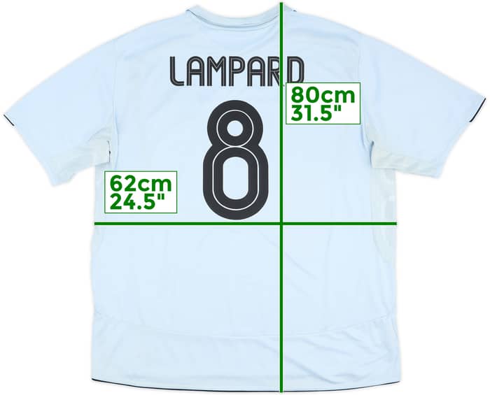 2005-06 Chelsea Away Shirt Lampard #8 - 6/10 - (3XL)