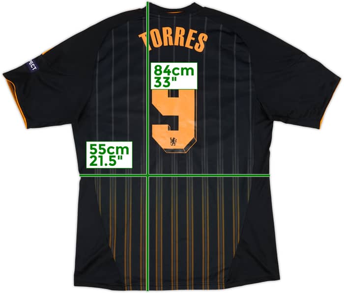 2010-11 Chelsea Away Shirt Torres #9 - 9/10 - (XL)