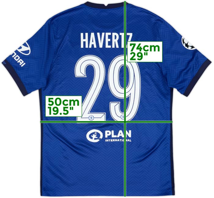2020-21 Chelsea Home Shirt Havertz #29 - 9/10 - (M)