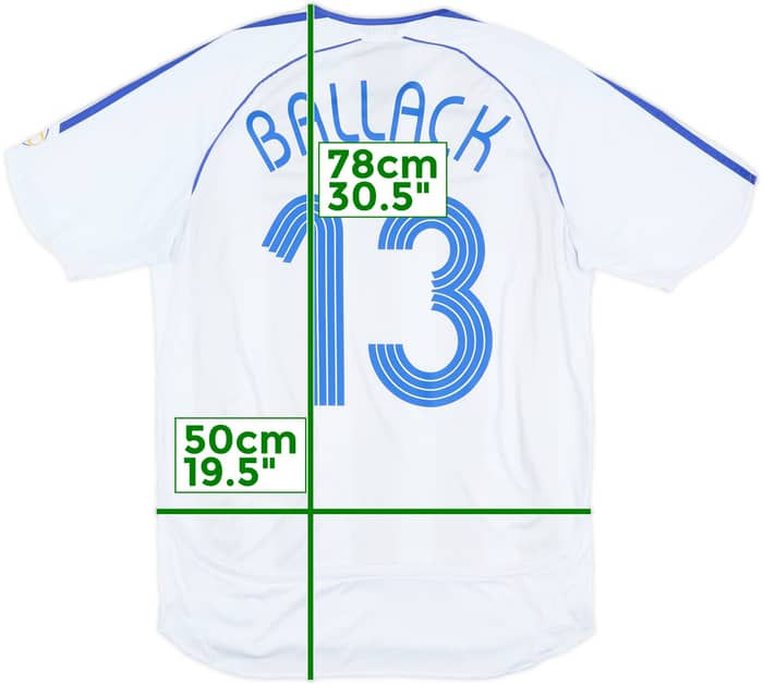 2006-07 Chelsea Away Shirt Ballack #13 - 6/10 - (M)