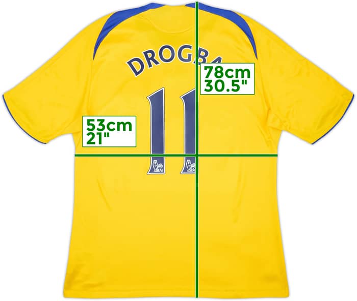 2008-09 Chelsea Third Shirt Drogba #11 - 8/10 - (L)