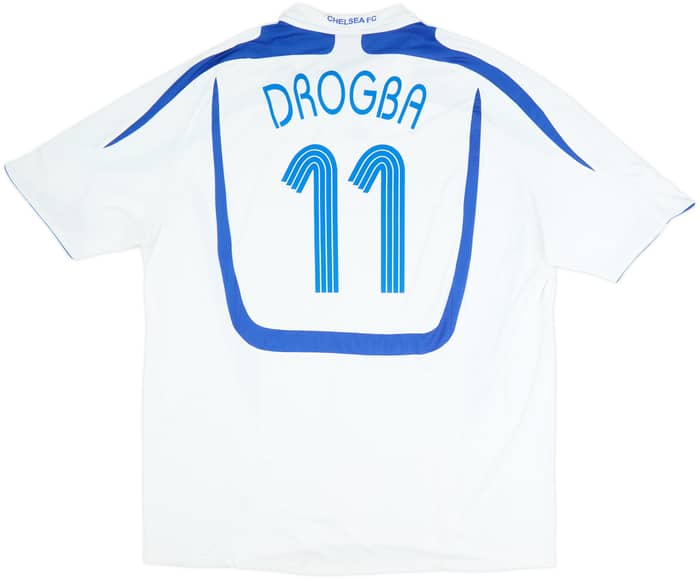 Camiseta de la tercera equipación del Chelsea 2007-08 Drogba #11 - 7/10 - (5XL)