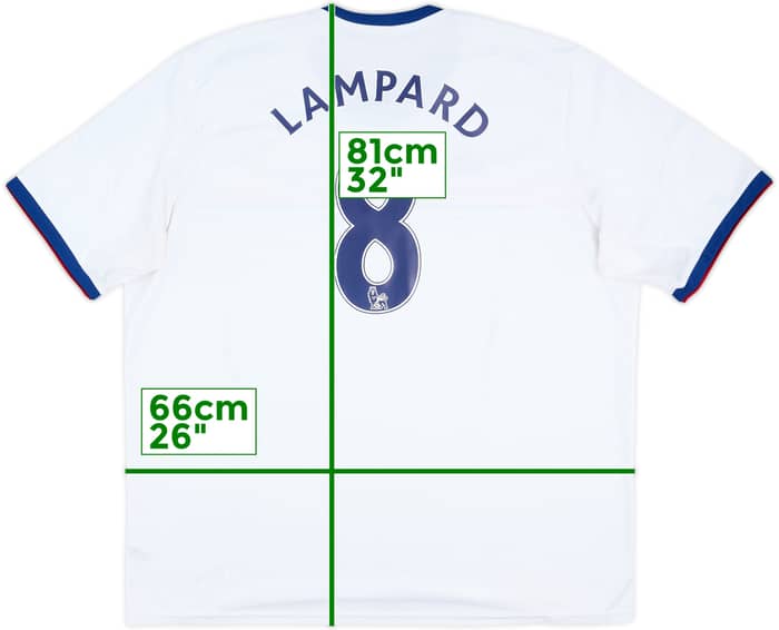 2013-14 Chelsea Away Shirt Lampard #8 - 7/10 - (3XL)
