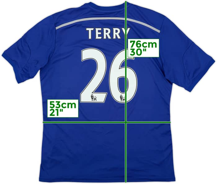 2014-15 Chelsea Home Shirt Terry #26 - 7/10 - (XL)