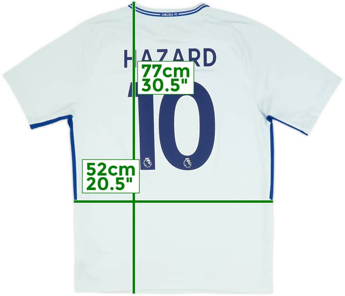 2017-18 Chelsea Camiseta Visitante Hazard #10 - 8/10 - (L)