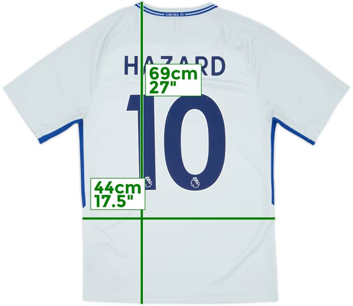 2017-18 Chelsea Away Shirt Hazard #10 - 7/10 - (S)