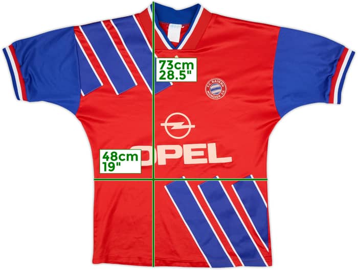 1993-95 Bayern Munich Home Shirt - 7/10 - (M)