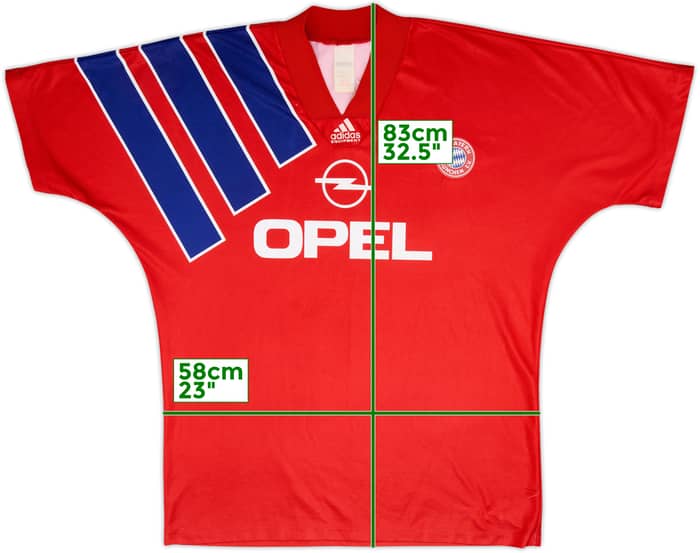 1991-93 Bayern Munich Home Shirt - 8/10 - (XL)