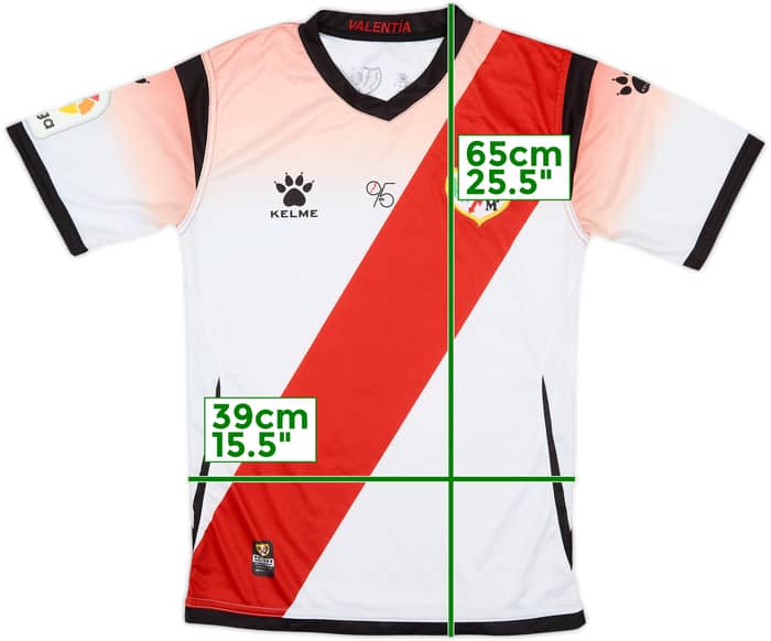 2019-20 Rayo Vallecano Home Shirt #16 - 6/10 - (XS)