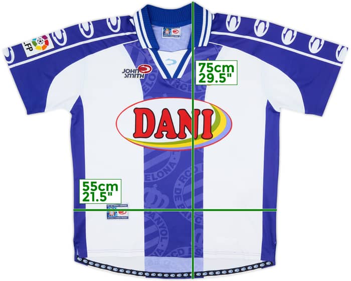 1999-00 Espanyol Home Shirt - 8/10 - (S)