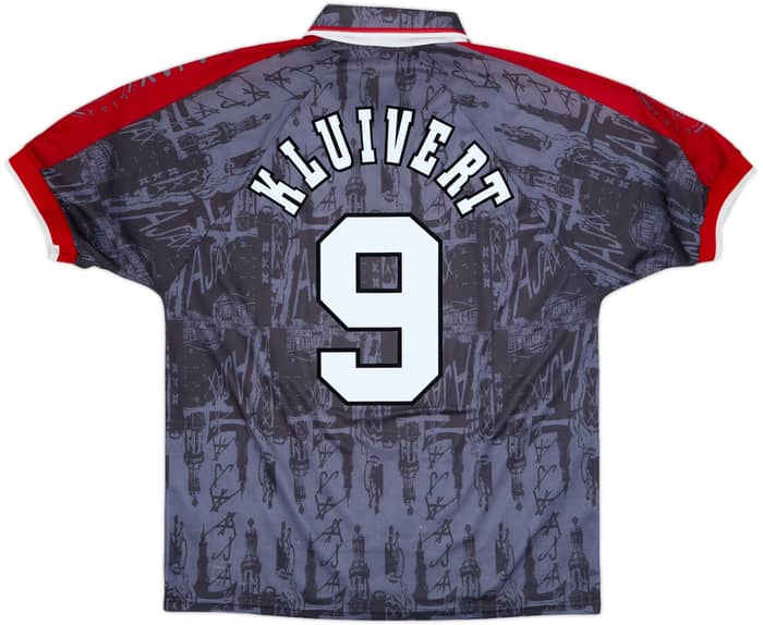 1996-97 Ajax Away Shirt Kluivert #9 - 6/10 - (L)