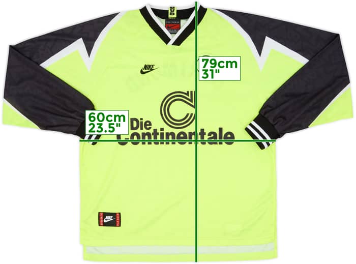 1995-96 Borussia Dortmund Home L/S Shirt - 8/10 - (XXL)