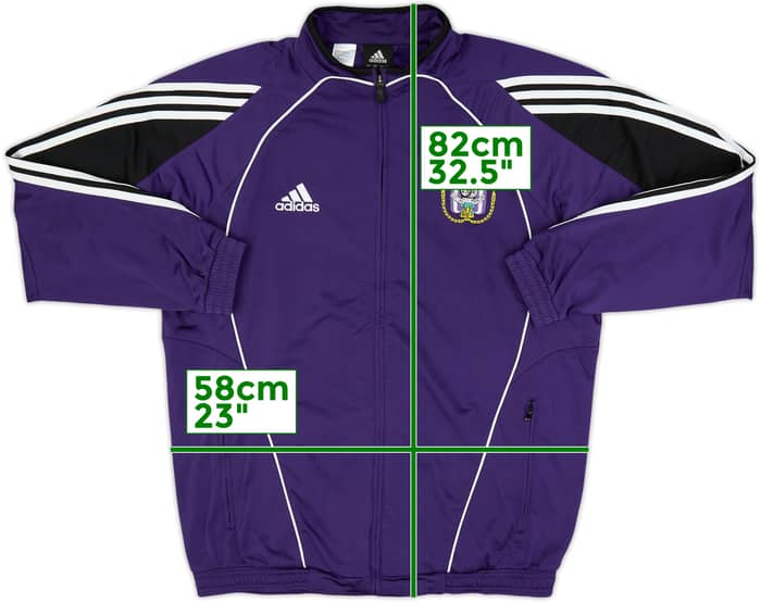 2006-07 Anderlecht adidas Chaqueta de chándal - 8/10 - (M/L)