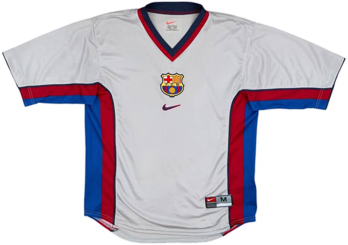 1998-01 Barcelona Away Shirt Rivaldo #11 - 9/10 - (M)