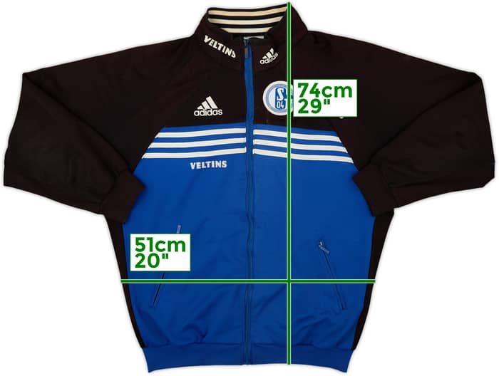 1998-99 Schalke Player Issue adidas Track Jacket - 5/10 - (M/L)